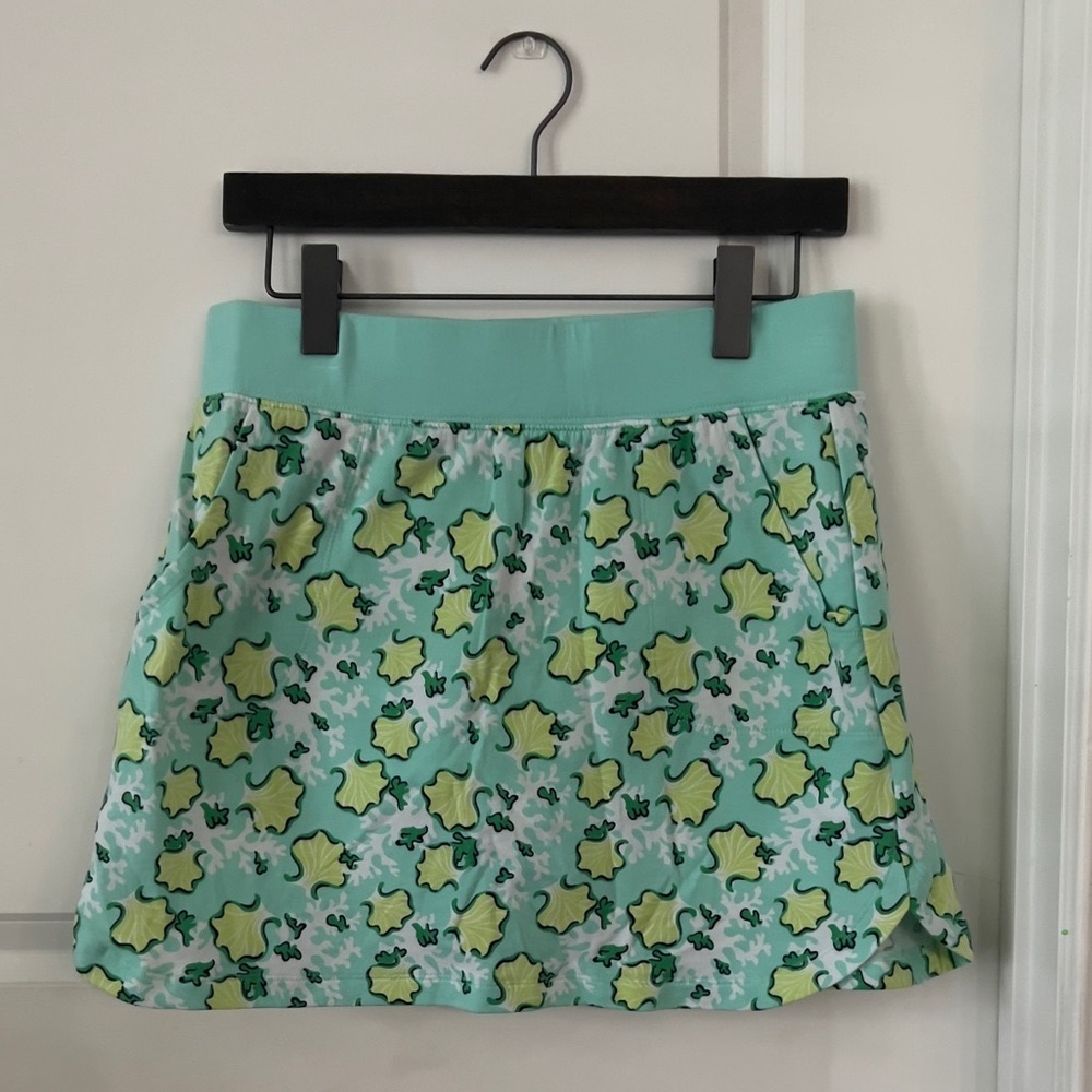 Crown &Ivy Teal and Green Skort